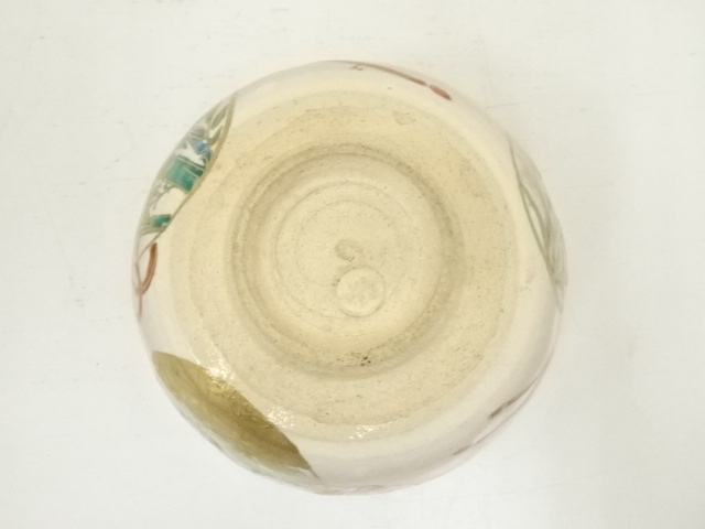 道具 ] - 道具 京焼 花房美峰造 色絵六瓢四季草花茶碗（共箱） | 宗